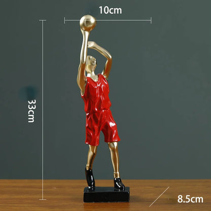 Ornements de décoration intérieure de joueur de basketball