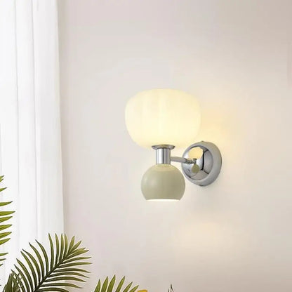 Appliques murales LED Floroux Crème