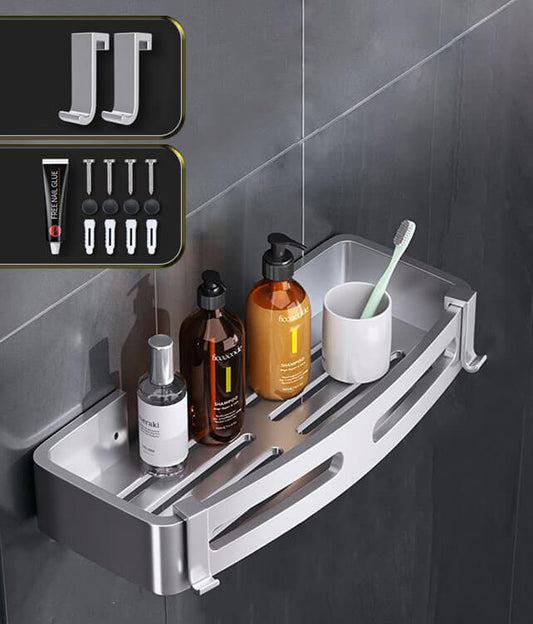 Stylish SilverCaddy - Organisateur de Salle de Bain Parfait pour Tous vos Besoins