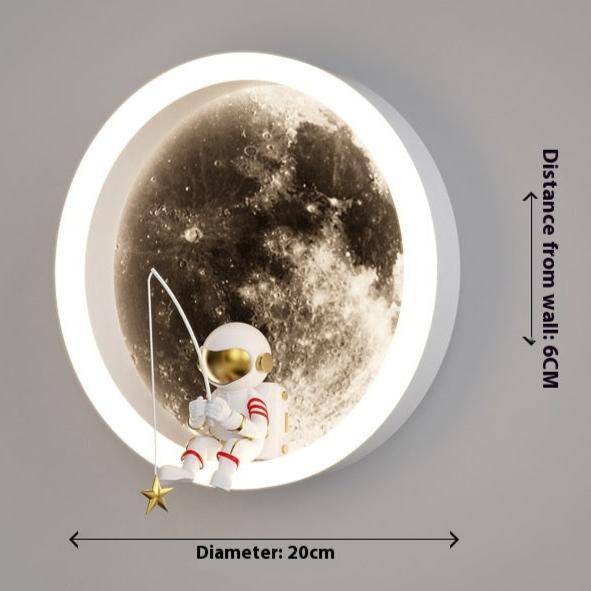 Floroux - Cool Astronaute Lune Applique pour chaque pièce