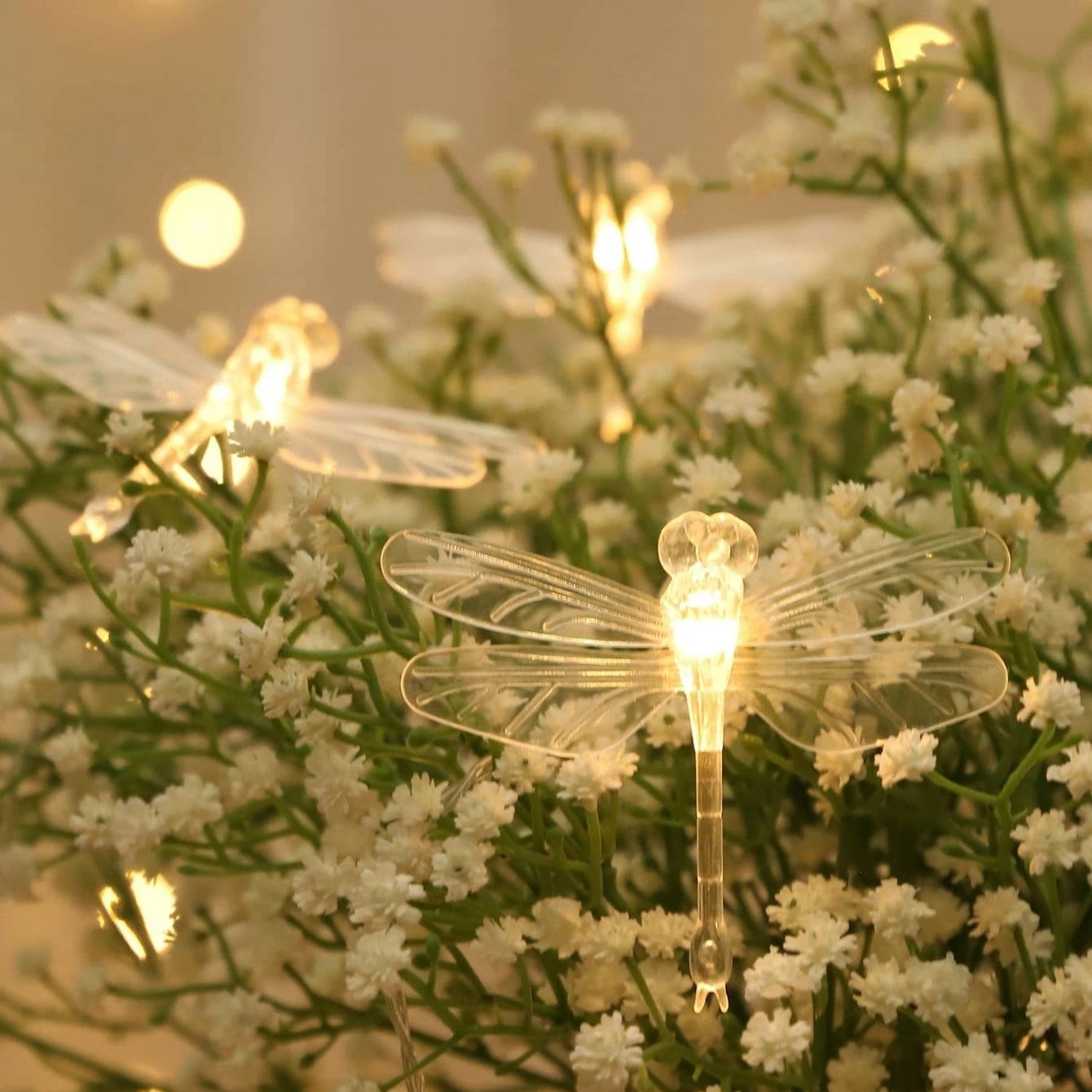 20-LED Papillon / Libellule Guirlande lumineuse (3m)