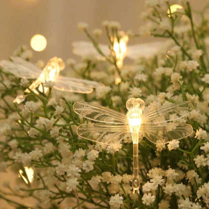 20-LED Papillon / Libellule Guirlande lumineuse (3m)