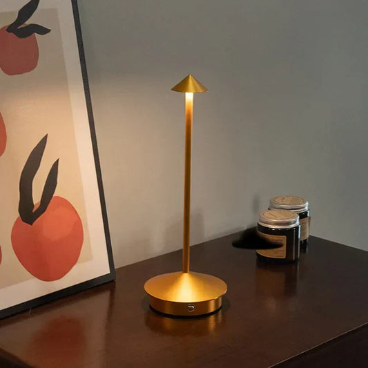 Floroux - Élégante et Portable Lampe de Table Sans Fil avec Luminosité Réglable
