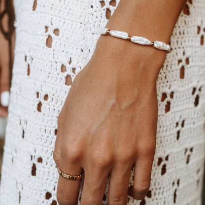 Bague en perles Élina Élégante pour un Look Intemporel