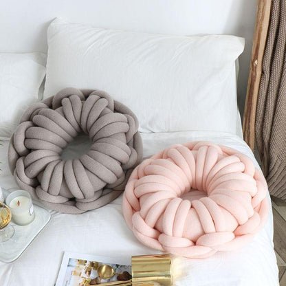 Floroux Beignet Cushion | Soft Donut Cushion | Comfortable Seat Cushion & Decorative Accent