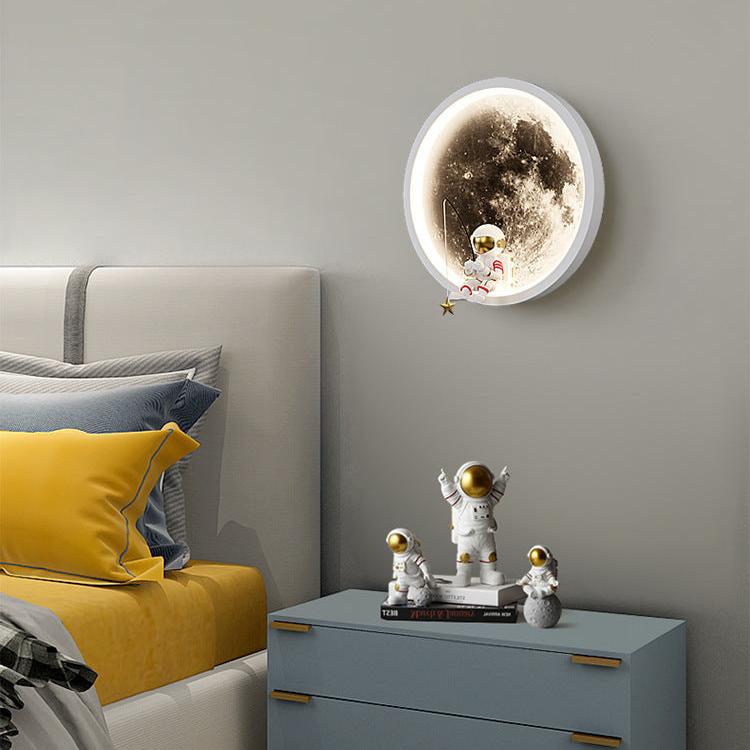 Floroux - Cool Astronaute Lune Applique pour chaque pièce