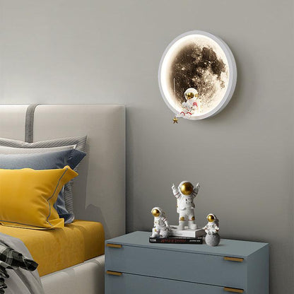 Floroux - Cool Astronaute Lune Applique pour chaque pièce