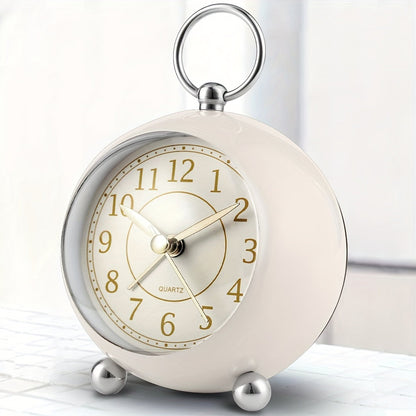 RetroTime Horloge - Réveil silencieux élégant avec éclairage nocturne