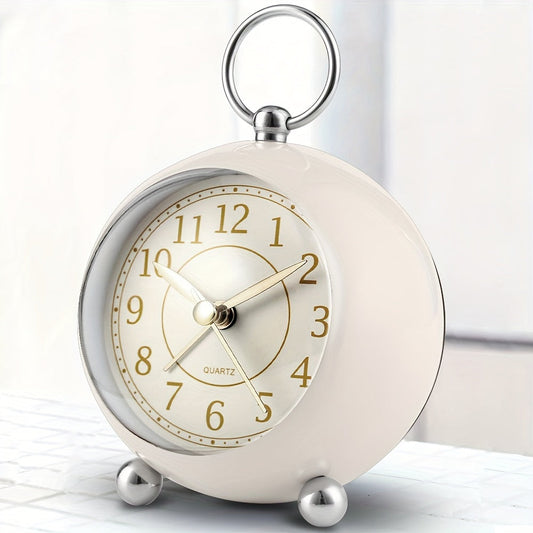 RetroTime Horloge - Réveil silencieux élégant avec éclairage nocturne