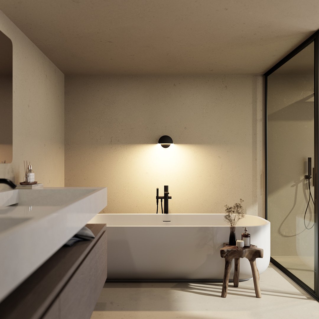Floroux – Applique murale LED extérieure moderne avec lumière chaude