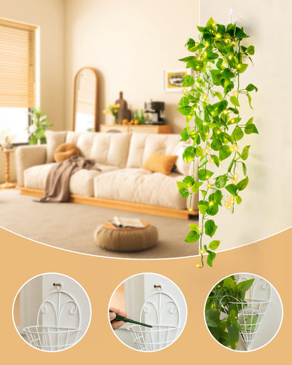 Floroux LED Ivy | Illuminated Artificial Plant | Indoor & Outdoor Decoration | Ambient Light