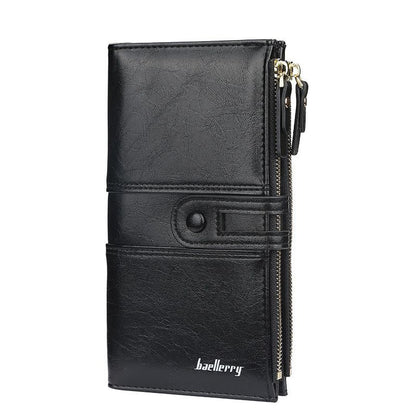 ClassicWallet - Portfolio zippé double élégant