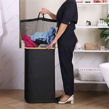 Panier à linge contemporain pliable