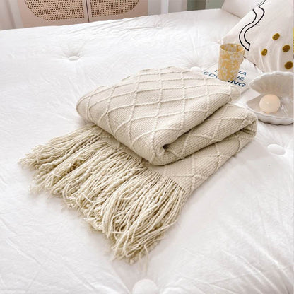 Floroux Couverture Quastendecke Cozy