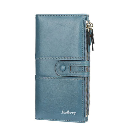 ClassicWallet - Portfolio zippé double élégant