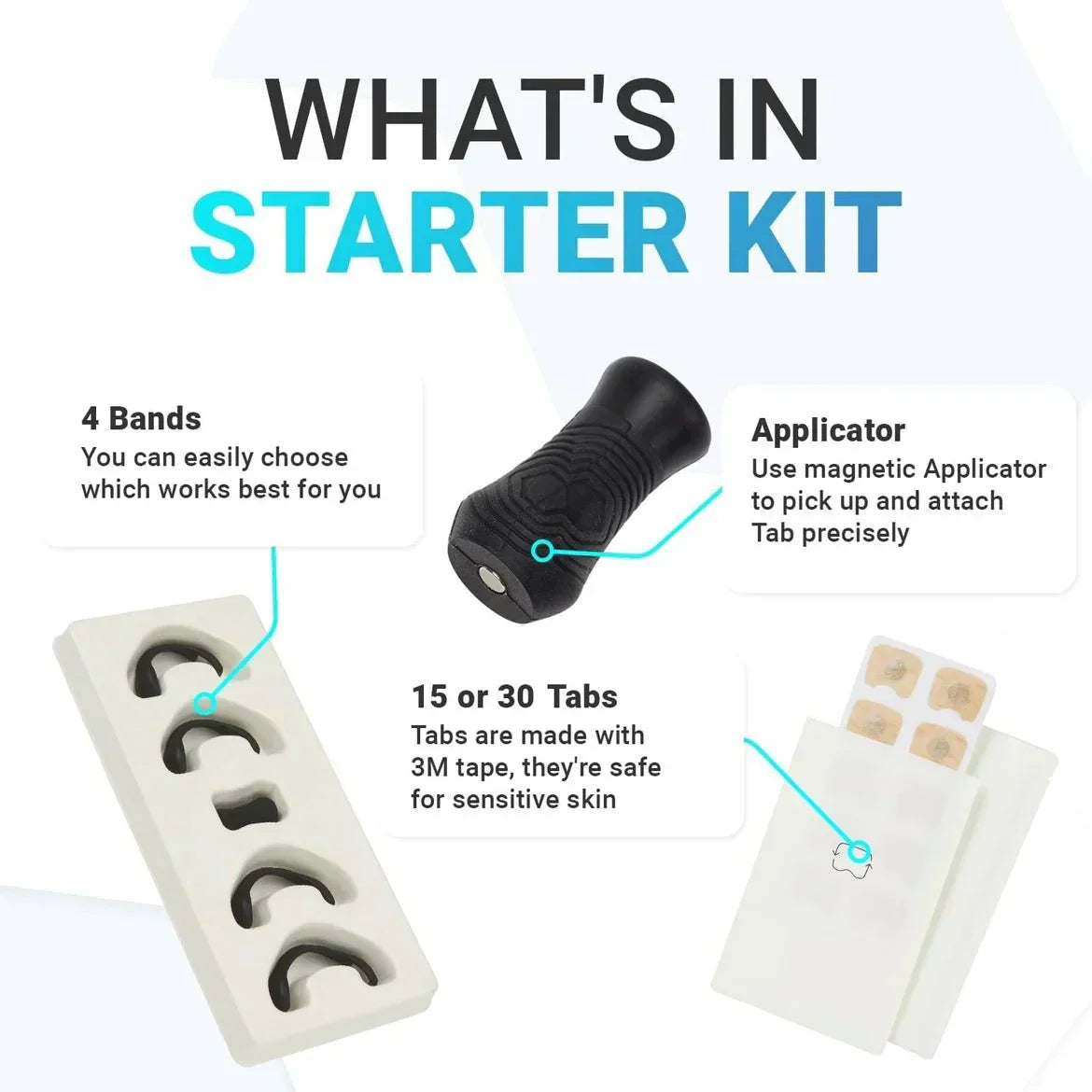 AirFlow Pro - Bandes nasales magnétiques pour la liberté de respiration
