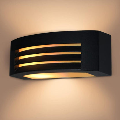 GardaOutdoor Light – Robuste Applique Murale Noire IP54