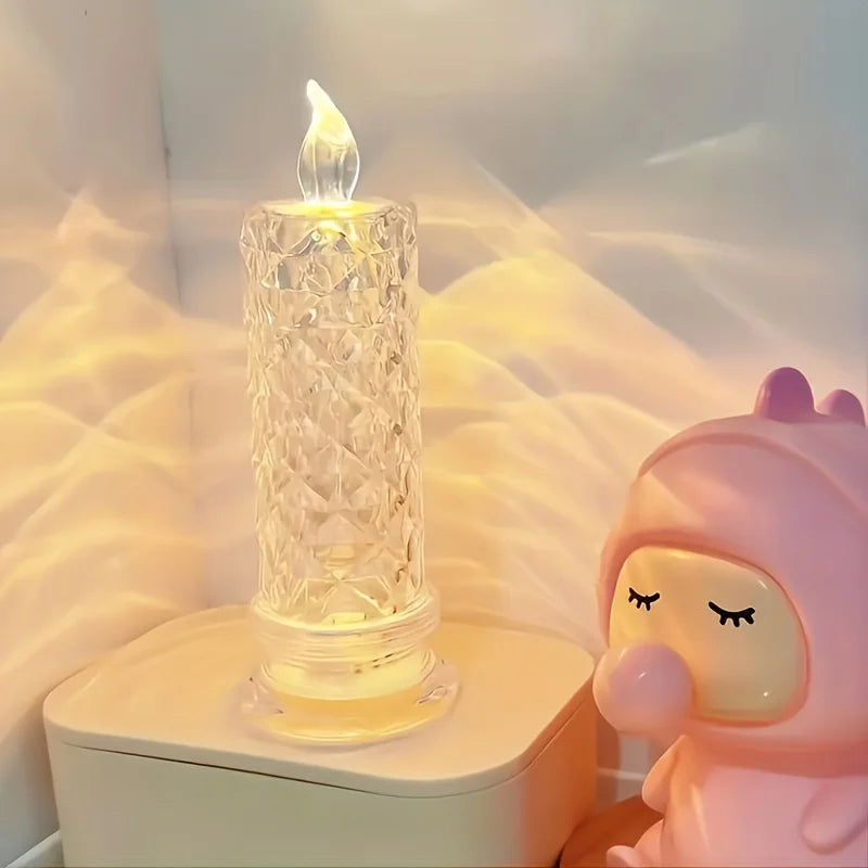 Bougie LED sans flamme télécommandée