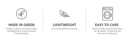 Couverture jetée, super douce peluche chaude rayée pour canapé lit