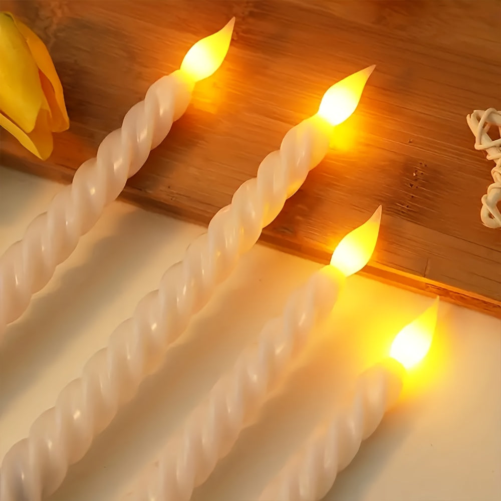 Bougies sans flamme Floroux - Bougies LED sans fil avec effet flamme réaliste