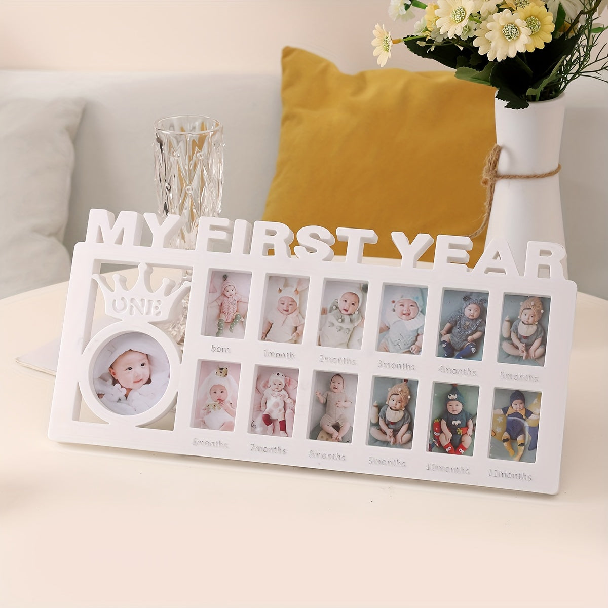 BabyMemories – Cadre photo unique pour 12 mois