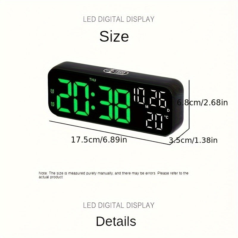 DeskTime - Horloge USB numérique élégant avec date