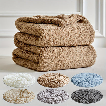 CozyWrap – Luxe Sherpa Fleece Couverture pour les Jours d'Hiver