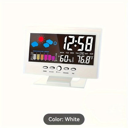 SilentTime Clock – Montre Numérique Élégante de Résistance et de Surveillance Climatique