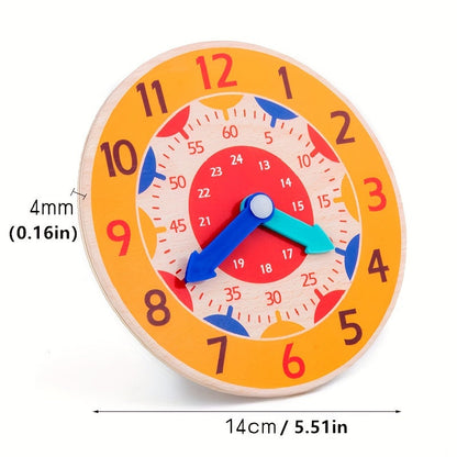 Floroux pour enfants - horloge d'apprentissage pour apprendre l'heure, parfaite en tant que cadeau de Noël et d'Halloween