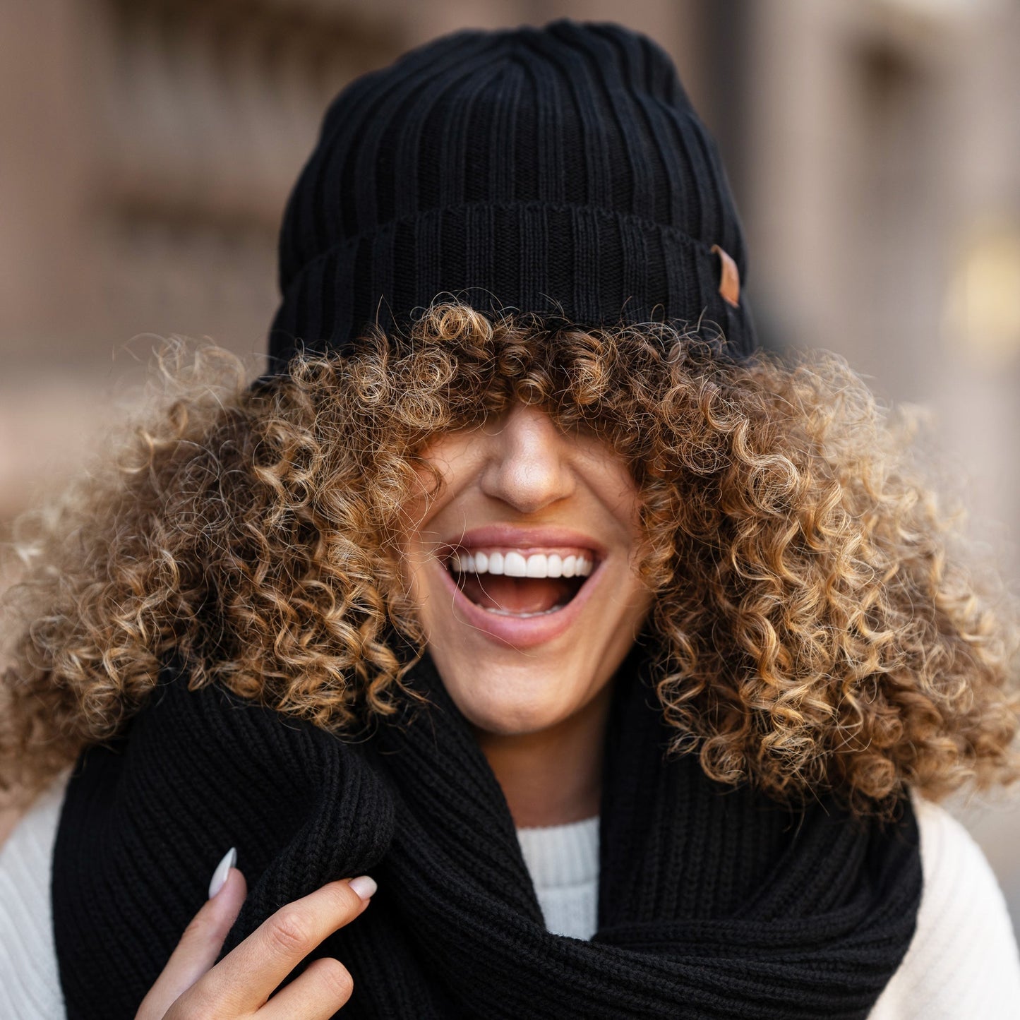 CozyMerino Bonnet - Luxe Bonnet en Merino pour Femmes