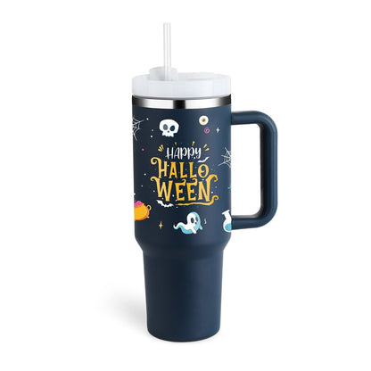 Tasse isolante avec anse et paille | 1200 ML