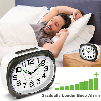 TravelTime Horloge – Réveil Silencieux avec Veilleuse LED