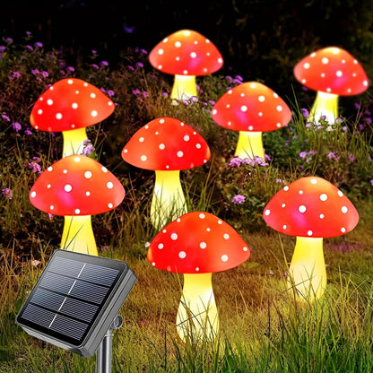 SolarGlow Lampe - Éclairage de jardin économique avec 8 modes