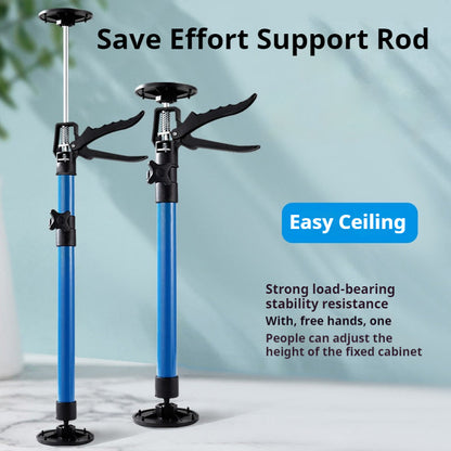 1/2pcs Support de Cabinet Pôle en Acier Télescopique Réglable Crics de Cabinet pour Installer des Cabinets Supporte Jusqu'à 30 Kg Par Tige