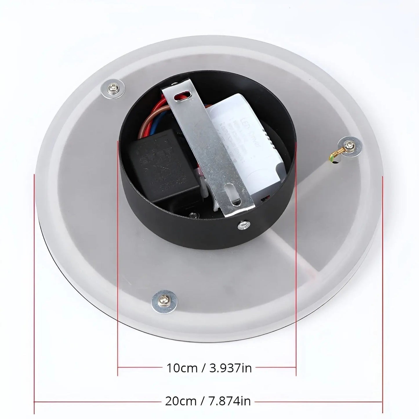 Éclairage Stylé : Applique LED de Luxe avec Acrylique Élégant et Contrôle Tactile