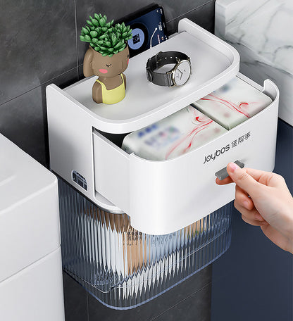 SmartStore - Luxe Porte-papier toilette avec espace de rangement