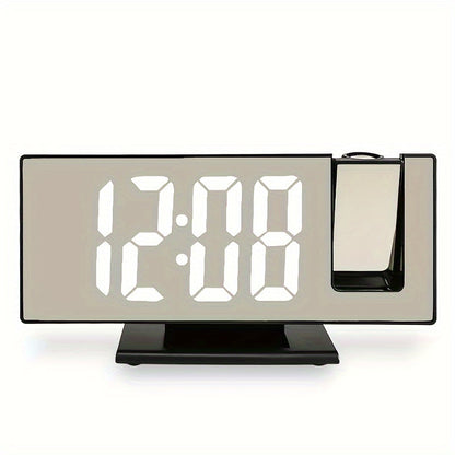 ProTime Horloge – Réveil à Projection Moderne avec Miroir