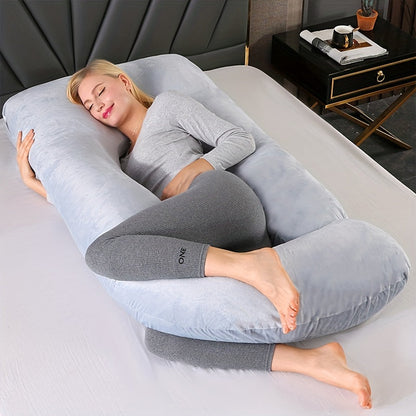 CâlinConfort – Coussin de grossesse ergonomique en forme de J