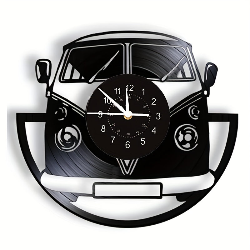 Floroux-Mini-bus-Vinyles-Montres murales - Design vintage pour la décoration intérieure
