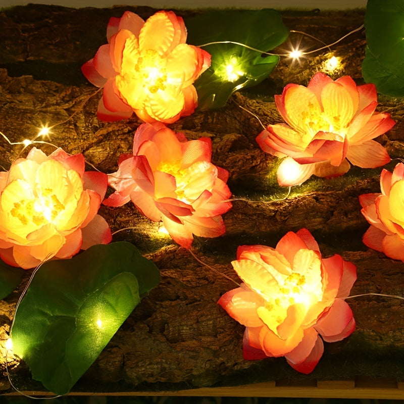SolarLily - Décoration de lotus à énergie solaire pour le jardin