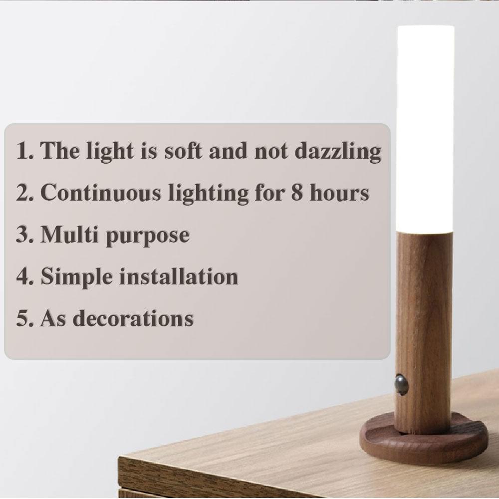 Floroux LED night light with motion sensor | Rechargeable | Magnetic mounting