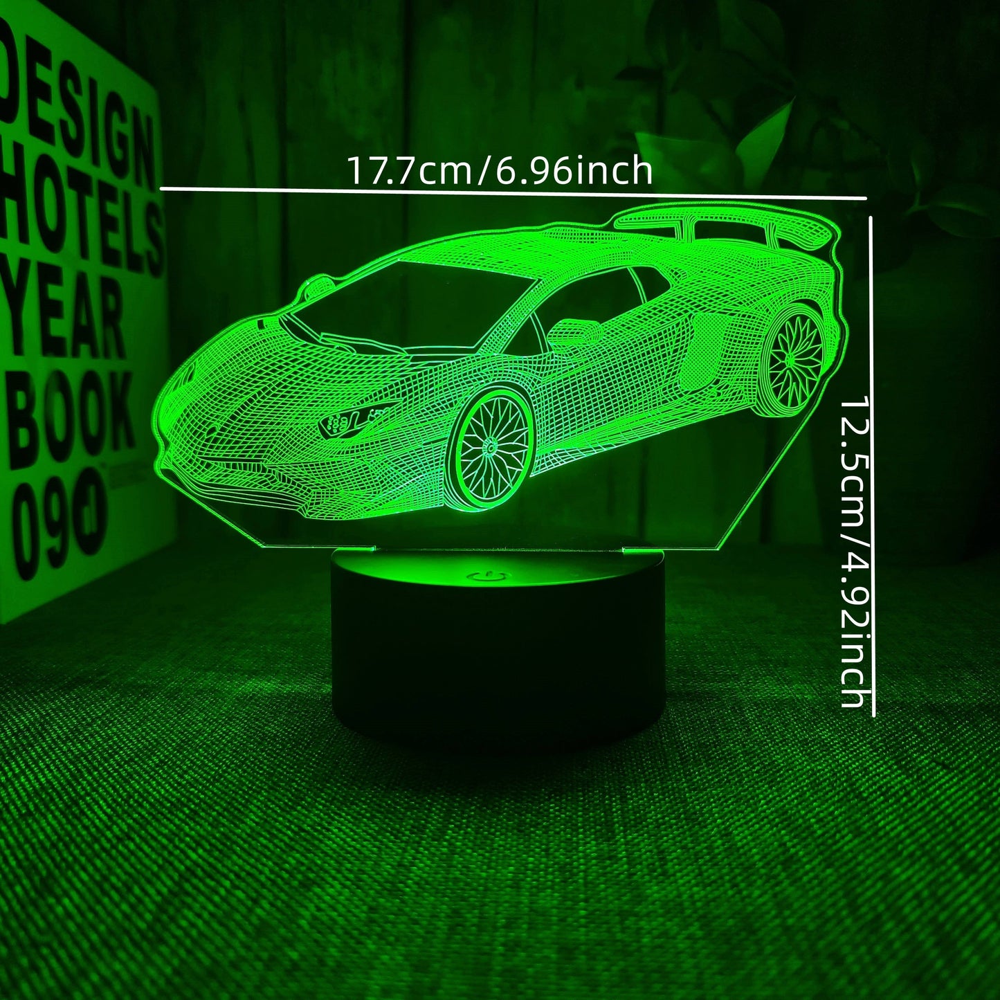 AutoLamp – Éclairage de nuit de voiture de sport 3D avec USB