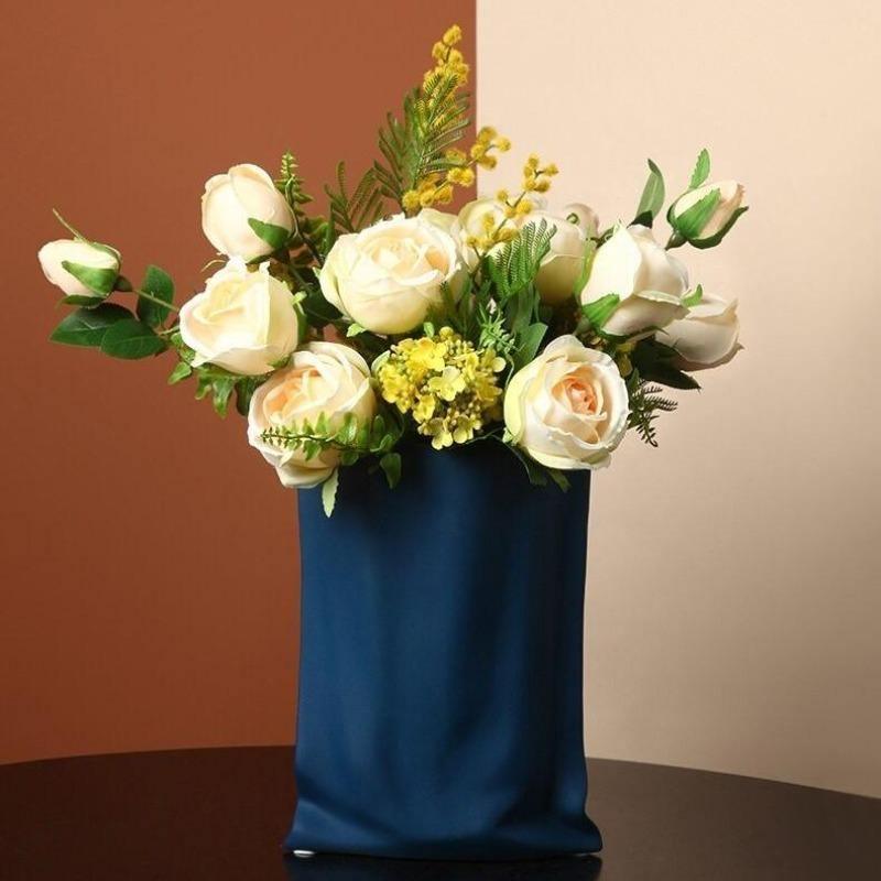 Ceramic vase Floroux | Elegant decoration | Colorful accessory for the home | For flowers and dry arrangements