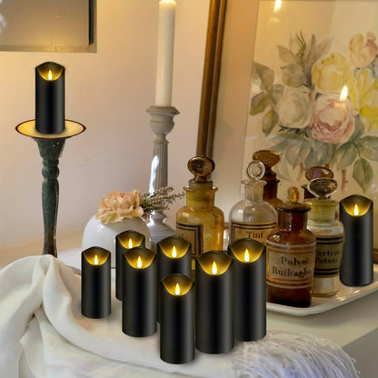 Ensemble de bougies LED sans flamme | Éclairage d'ambiance sûr pour les fêtes et la décoration
