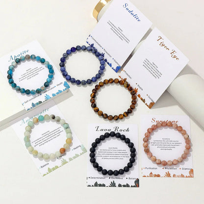 Aria : Bracelet en Cristaux Naturels pour Énergie de Guérison