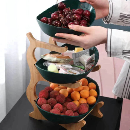 Ensemble de bol à fruits élégant en 3 pièces