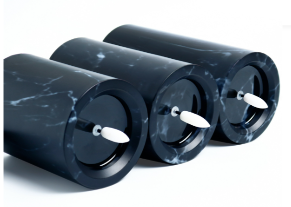 Floroux Set de bougies LED | Set de 3 | Design en marbre | Sans fil | Ambiance | Décoratif