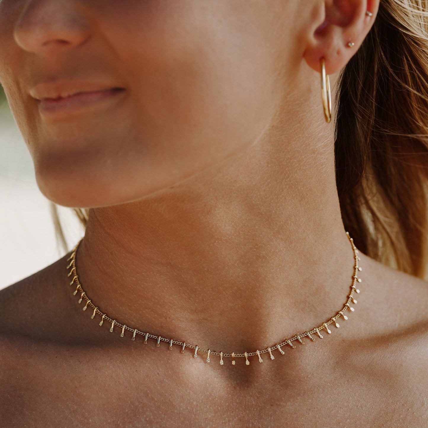 Choker pour femme minimaliste élégant - Antigua