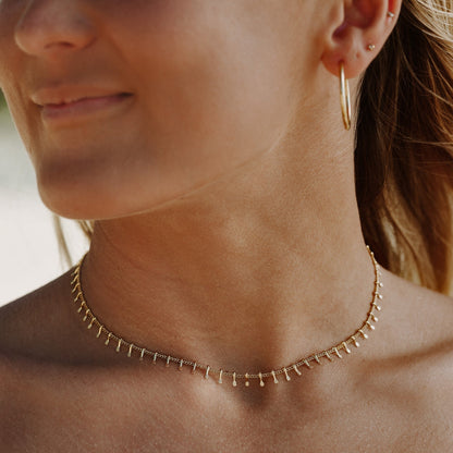 Choker pour femme minimaliste élégant - Antigua