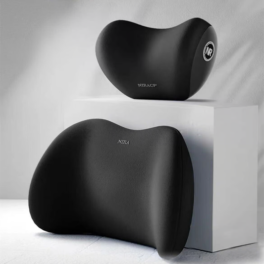 DriveEase - Ensemble de coussins de luxe pour un confort de voyage optimal
